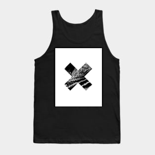 Cross print, Scandinavian print, Scandinavian, Nordic, Trendy print, Styled, Scandinavian art, Modern art, Wall art, Print, Minimalistic, Modern Tank Top